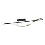 Eglo Plafonnier Conaprato Acier Brushed Laiton, Noir 20W 2500lm - 827-840-865 CCT | Dimmable