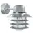 Nordlux Vejers Applique Murale Acier Galvanisé et Verre Gris | IP54 - Convient pour E27