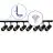 Bright Choice Complete Set 1-Fase Rail L 1 x 2 Meter Zwart | incl. 8x Spot + GU10 2700K 3W Dimbaar + Eindkap, Voedingsconnector en L -Verbindingsstuk